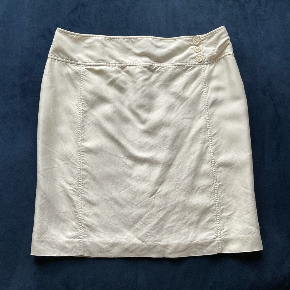 Ralph Lauren Black Label Ivory White Pencil‎ Skirt